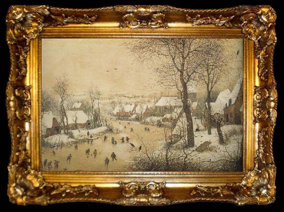 framed  Pieter Bruegel Snow, ta009-2